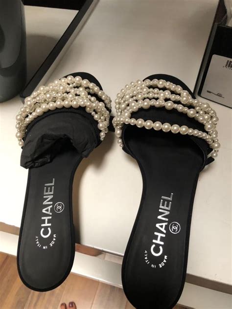 chanel pearl slides replica|chanel jacket dupe.